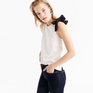 J. Crew Tie Shoulder Tank Top